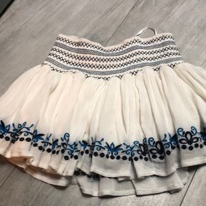 Blue and White Beach Skirt